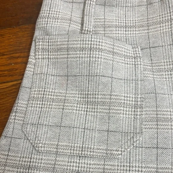 Maeve Gray Plaid Women's Collette Trousers Size 26P - Picture 2 of 11